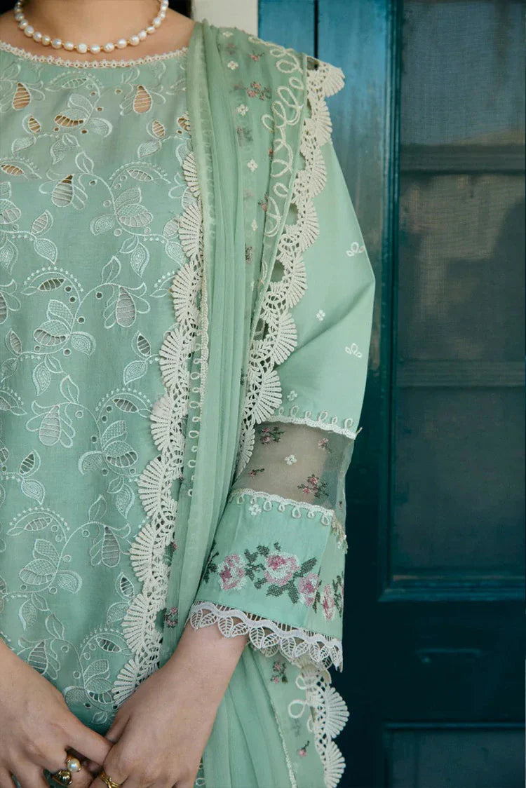 Picture of Manara - Vintage Flora Embroidered Lawn Collection - VF-08 MINA - Unstitched - Available at Raja Sahib