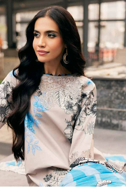 Picture of Charizma - Infinity Embroidered Printed Lawn Collection - CIN5-01 - Unstitched - Available at Raja Sahib