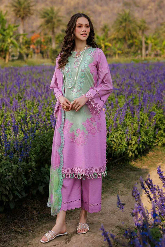 Picture of Charizma - Combination Embroidered Printed Lawn Collection Vol 1 - CC5-03 - Unstitched - Available at Raja Sahib