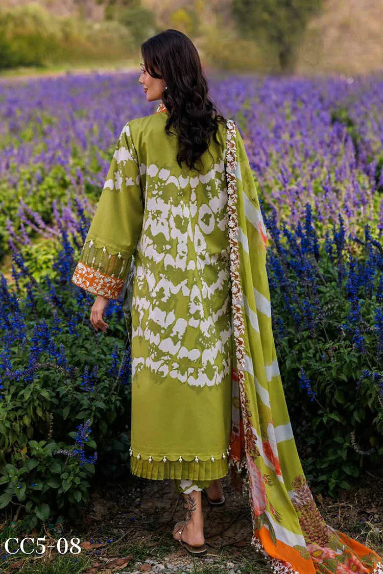 Picture of Charizma - Combination Embroidered Printed Lawn Collection Vol 1 - CC5-08 - Unstitched - Available at Raja Sahib