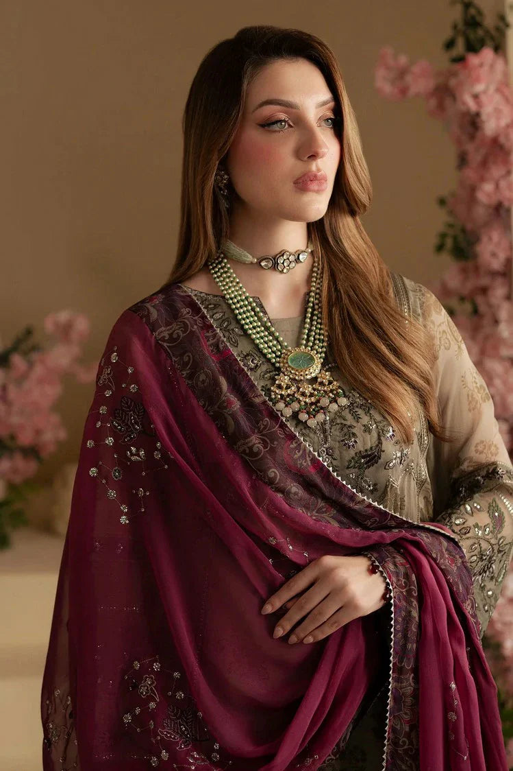 Picture of Nureh - Amaya Embroidered & Printed Chiffon Collection Vol 2 - AM-15 - Unstitched - Available at Raja Sahib