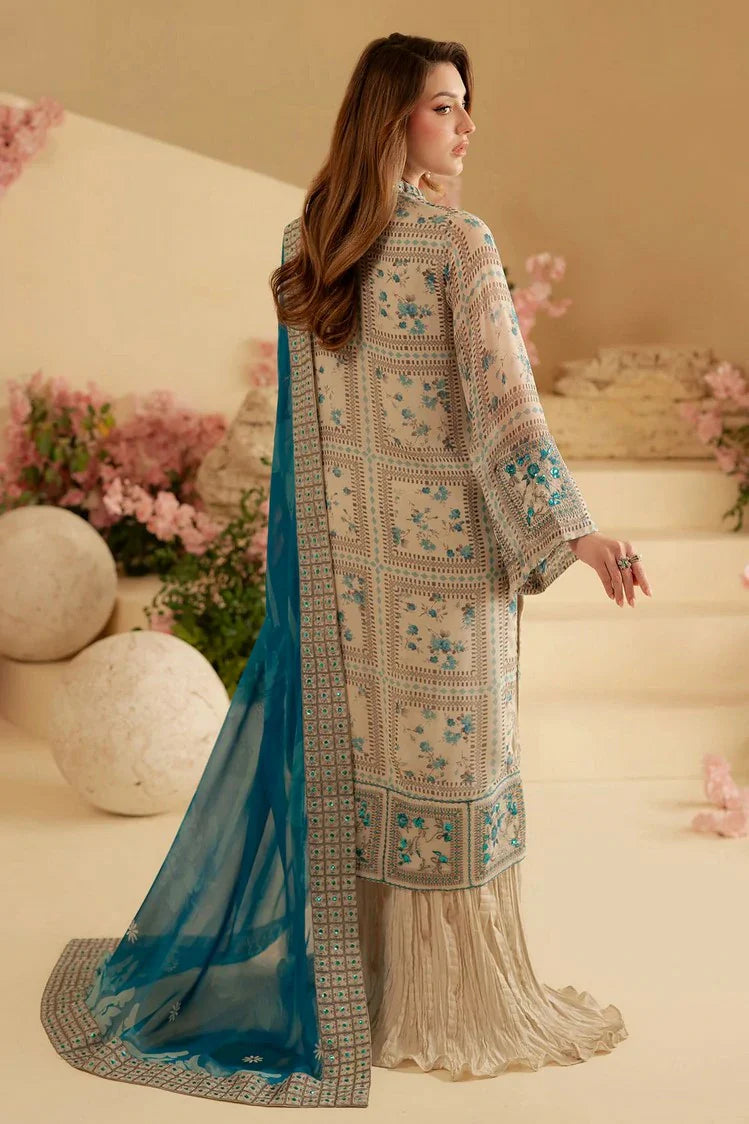 Picture of Nureh - Amaya Embroidered & Printed Chiffon Collection Vol 2 - AM-17 - Unstitched - Available at Raja Sahib