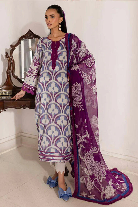 Picture of Nureh - Signature Prints Printed Lawn Collection Vol 2 - SP-147 - Unstitched - Available at Raja Sahib