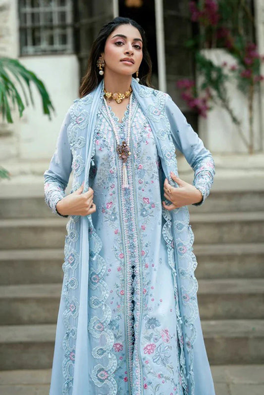 Picture of Qalamkar - Luxury Lawn Eid Edit - SB-04 Zarish - Unstitched - Available at Raja Sahib