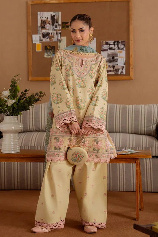 Picture of Saira Rizwan - Laanem Spring Summer Collection - SRL25-2A Nerida - Unstitched - Available at Raja Sahib