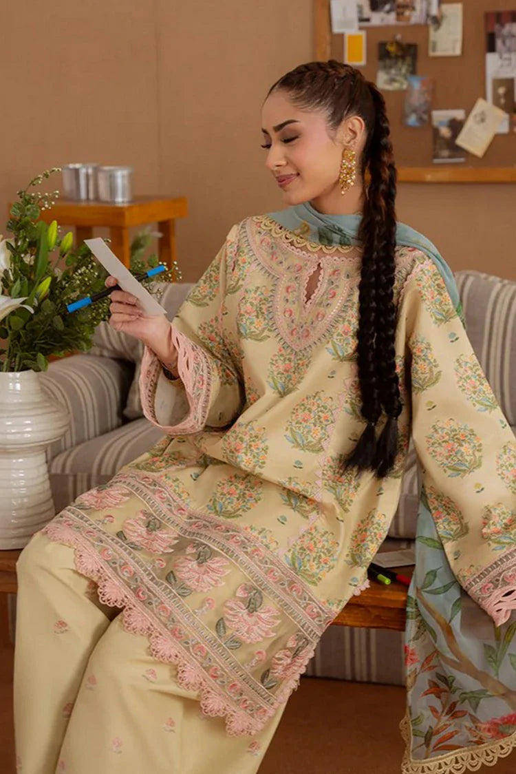 Picture of Saira Rizwan - Laanem Spring Summer Collection - SRL25-2A Nerida - Unstitched - Available at Raja Sahib