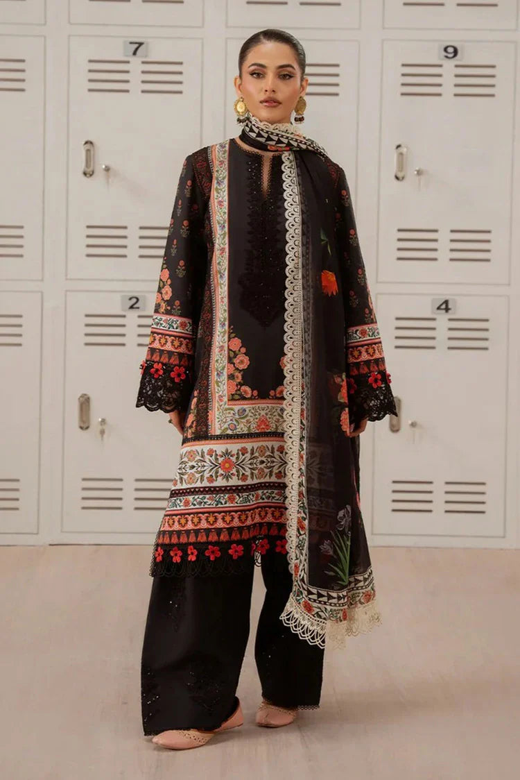 Picture of Saira Rizwan - Laanem Spring Summer Collection - SRL25-7A Zumra - Unstitched - Available at Raja Sahib