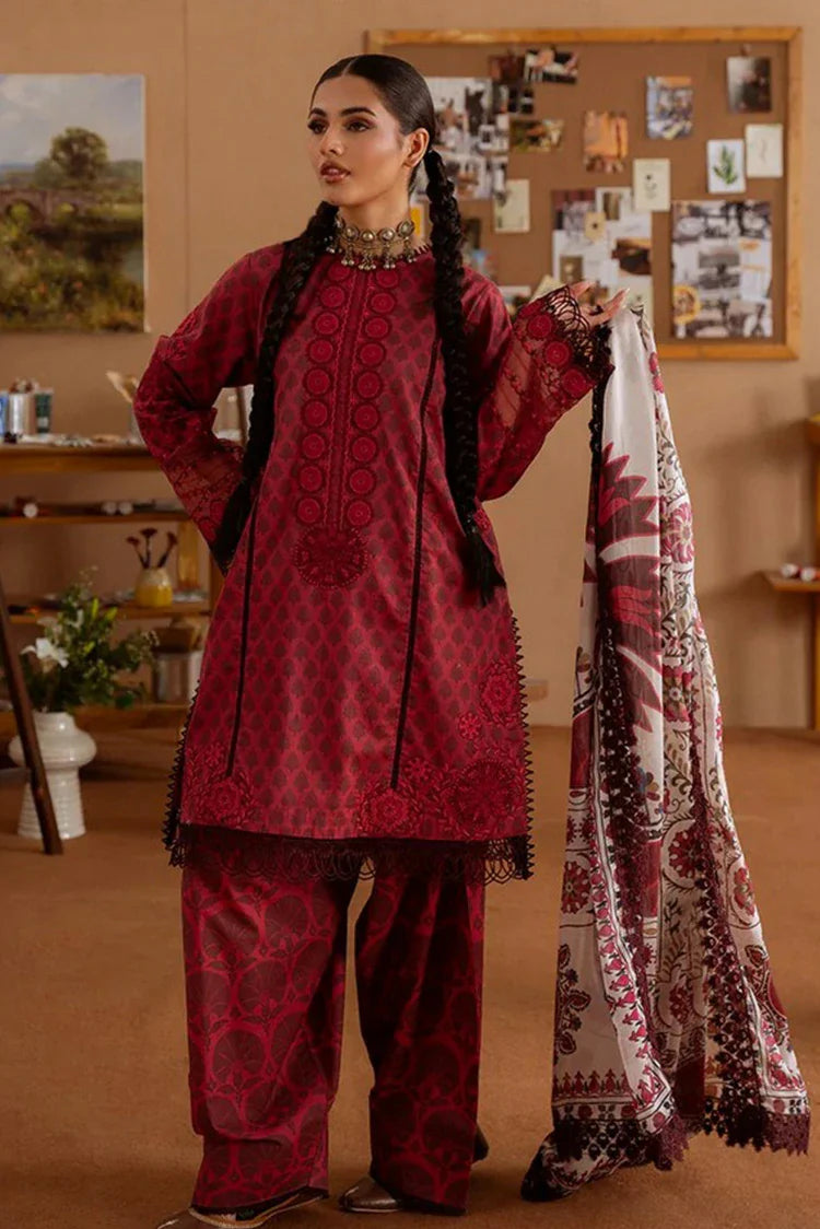 Picture of Saira Rizwan - Laanem Spring Summer Collection - SRL25-8A Seren - Unstitched - Available at Raja Sahib