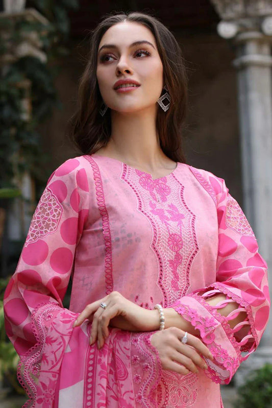 Picture of Charizma - Miraas Embroidered Printed Lawn Collection Vol 1 - CMR5-01 - Unstitched - Available at Raja Sahib