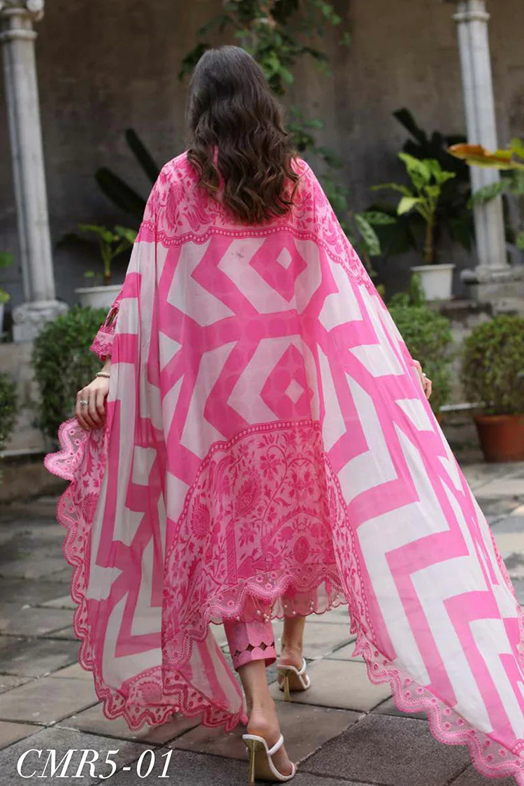 Picture of Charizma - Miraas Embroidered Printed Lawn Collection Vol 1 - CMR5-01 - Unstitched - Available at Raja Sahib