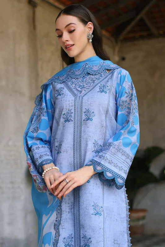 Picture of Charizma - Miraas Embroidered Printed Lawn Collection Vol 1 - CMR5-03 - Unstitched - Available at Raja Sahib