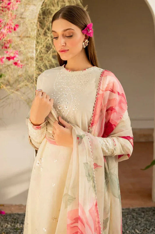 Picture of Jazmin - Summer Drop 3 - EMBROIDERED LAWN USE-9050 - Unstitched - Available at Raja Sahib