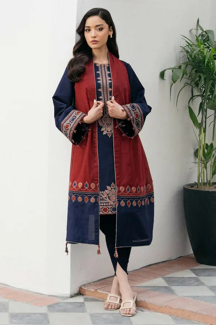 Picture of Jazmin - Summer Drop 3 - EMBROIDERED DOBBY LAWN USE-9179 - Unstitched - Available at Raja Sahib