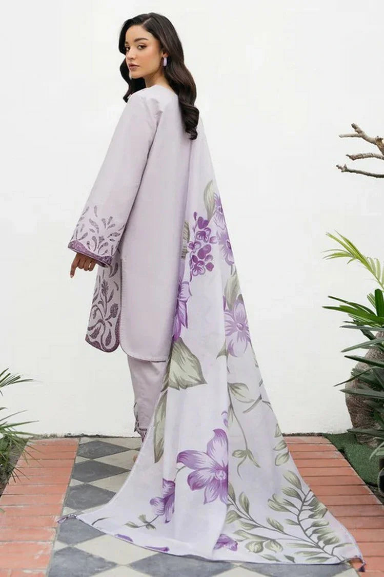 Picture of Jazmin - Summer Drop 3 - EMBROIDERED DOBBY LAWN USE-9186 - Unstitched - Available at Raja Sahib