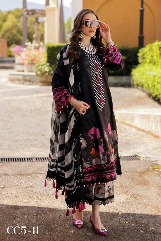 Picture of Charizma - Combination Embroidered Printed Lawn Collection Vol 2 - CC5-11 - Unstitched - Available at Raja Sahib