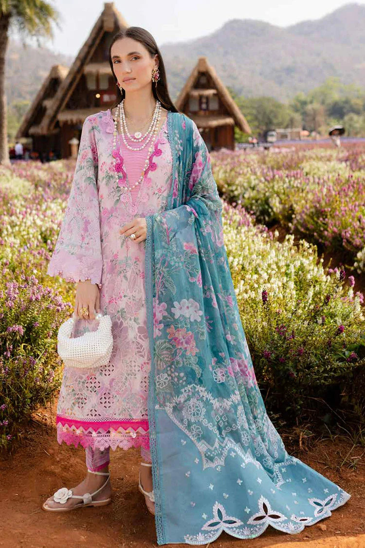Picture of Nureh - Bloom Embroidered Lawn Collection Vol 1 - BL-01 - Unstitched - Available at Raja Sahib