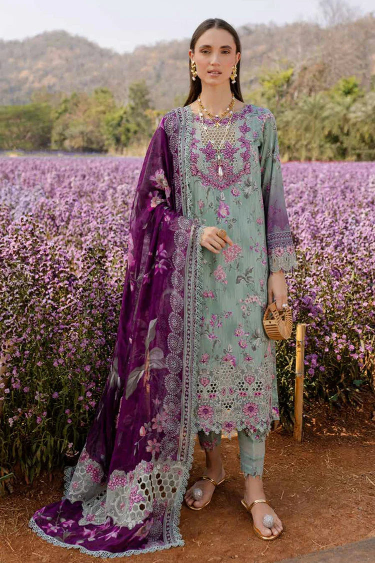 Picture of Nureh - Bloom Embroidered Lawn Collection Vol 1 - BL-02 - Unstitched - Available at Raja Sahib