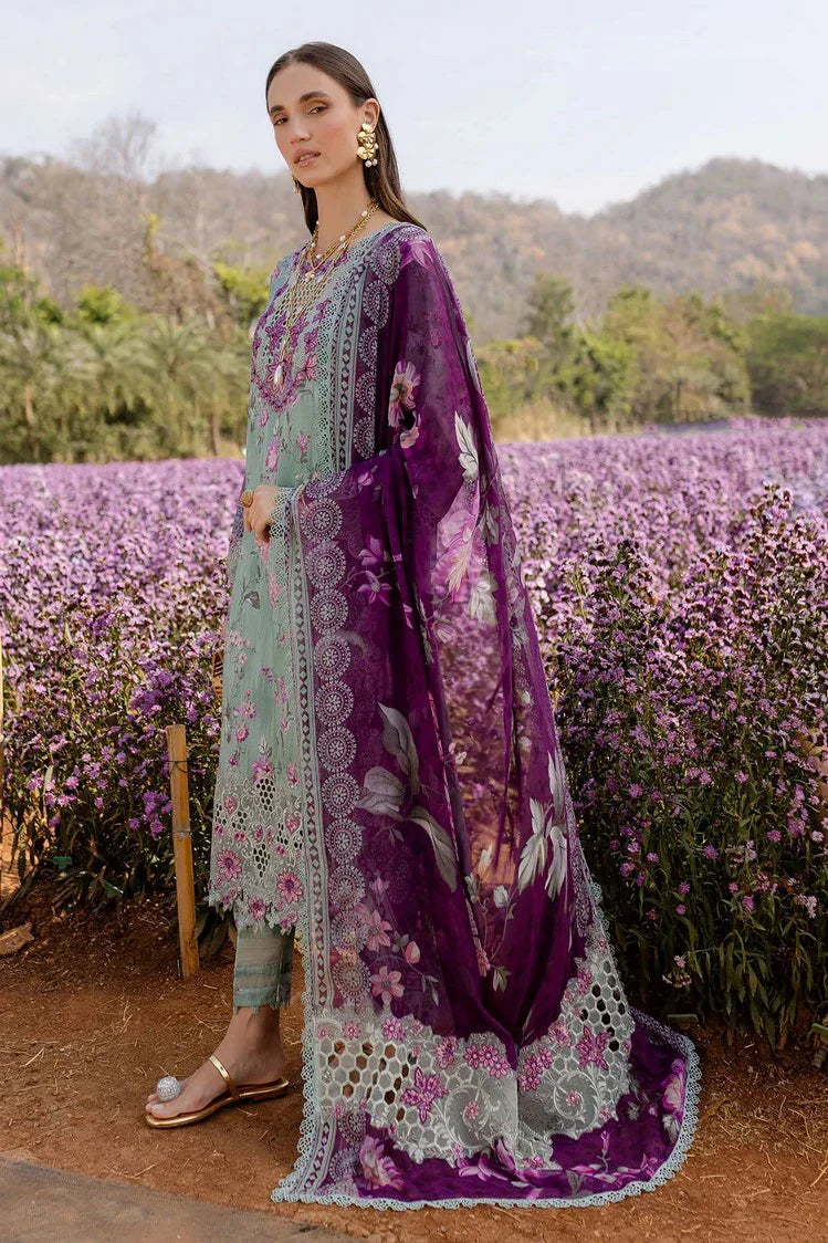 Picture of Nureh - Bloom Embroidered Lawn Collection Vol 1 - BL-02 - Unstitched - Available at Raja Sahib