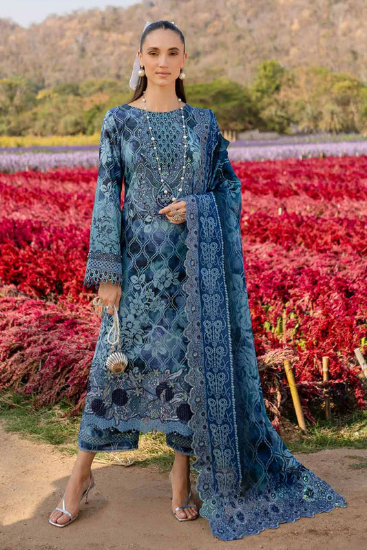 Picture of Nureh - Bloom Embroidered Lawn Collection Vol 1 - BL-03 - Unstitched - Available at Raja Sahib