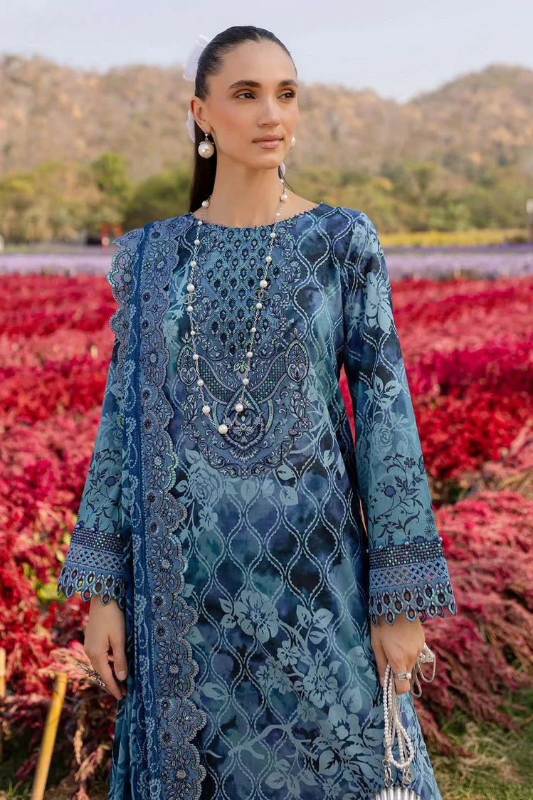 Picture of Nureh - Bloom Embroidered Lawn Collection Vol 1 - BL-03 - Unstitched - Available at Raja Sahib