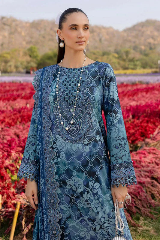 Picture of Nureh - Bloom Embroidered Lawn Collection Vol 1 - BL-03 - Unstitched - Available at Raja Sahib