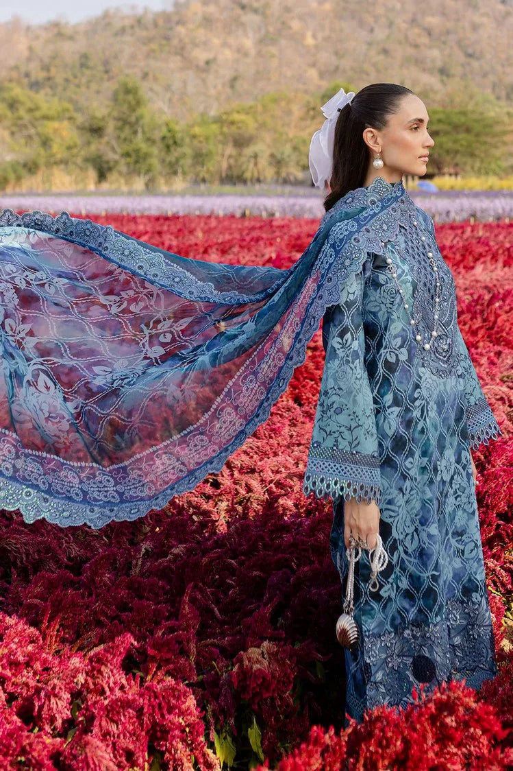Picture of Nureh - Bloom Embroidered Lawn Collection Vol 1 - BL-03 - Unstitched - Available at Raja Sahib