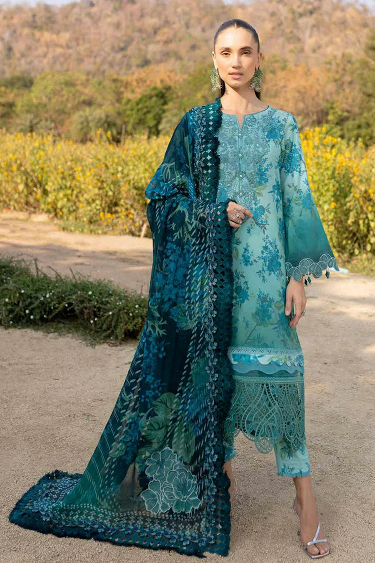 Picture of Nureh - Bloom Embroidered Lawn Collection Vol 1 - BL-06 - Unstitched - Available at Raja Sahib