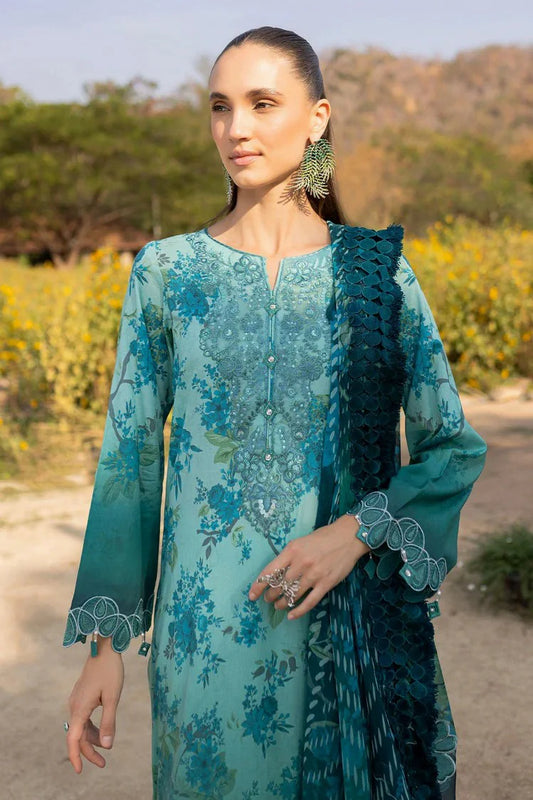 Picture of Nureh - Bloom Embroidered Lawn Collection Vol 1 - BL-06 - Unstitched - Available at Raja Sahib