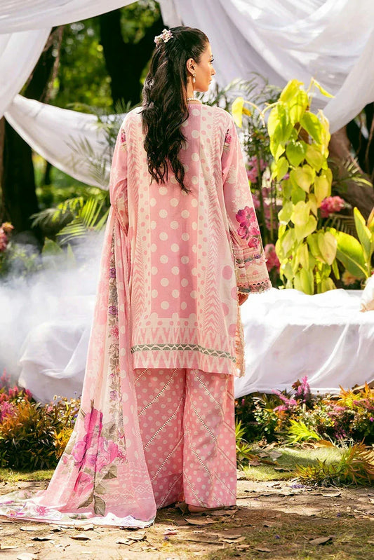 Picture of Elaf - Premium Prints Summer Collection Vol 2 - EPS-2A ROSE DUSK - Unstitched - Available at Raja Sahib