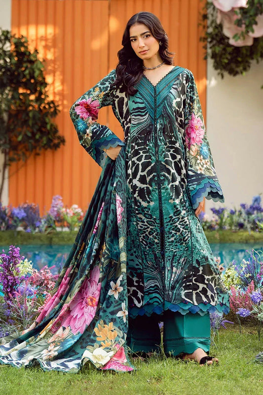 Picture of Elaf - Premium Prints Summer Collection Vol 2 - EPS-4A SABLE LUXE - Unstitched - Available at Raja Sahib