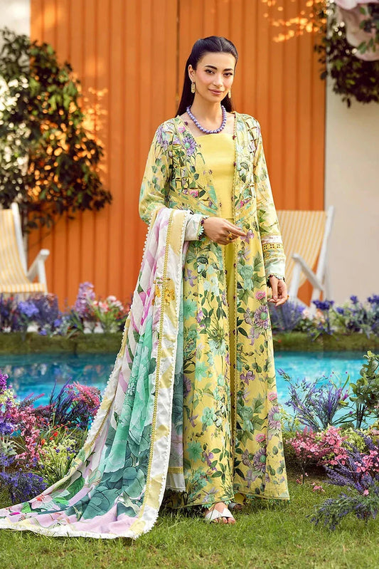 Picture of Elaf - Premium Prints Summer Collection Vol 2 - EPS-7A DAISY FIELDS - Unstitched - Available at Raja Sahib