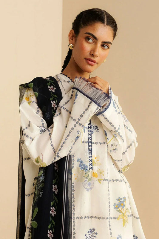 Picture of Zara Shahjahan - Coco Prints Vol 2 - LUNA-10A - Unstitched - Available at Raja Sahib