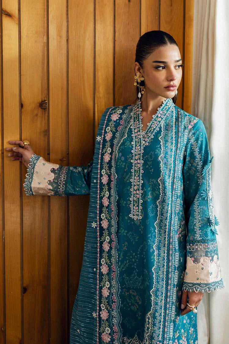 Picture of Qalamkar - Qlinekari Embroidered Summer Collection - DC-10 Fina - Unstitched - Available at Raja Sahib