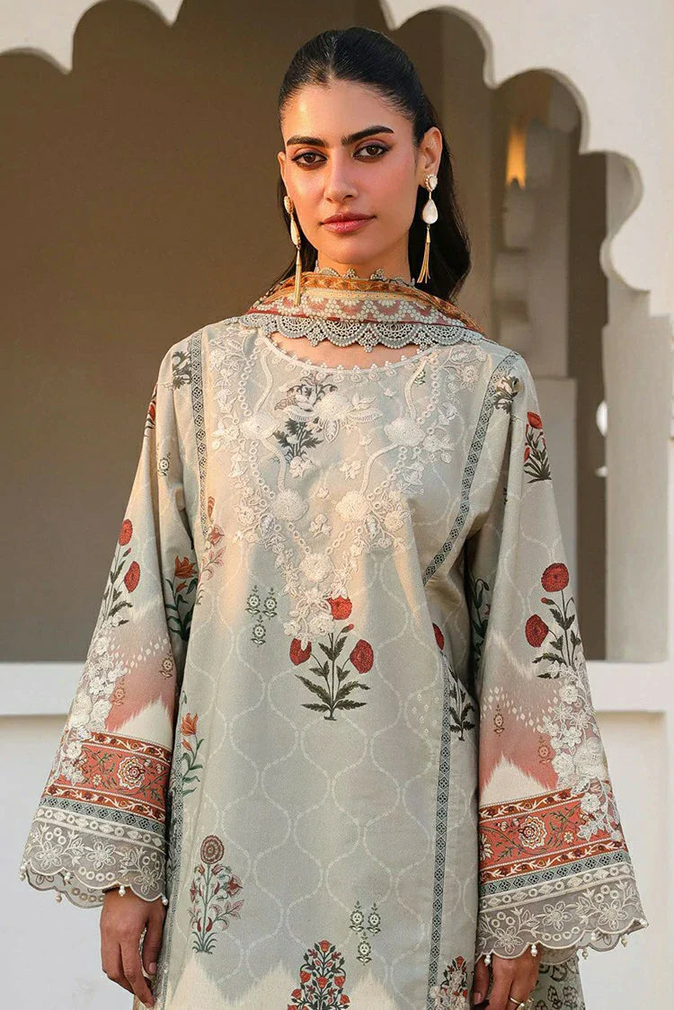 Picture of Asim Jofa - Lawn Emb Combine Book 1 - AJUBF-40 PRINTED EMBROIDERED LAWN 3 PCS - Unstitched - Available at Raja Sahib