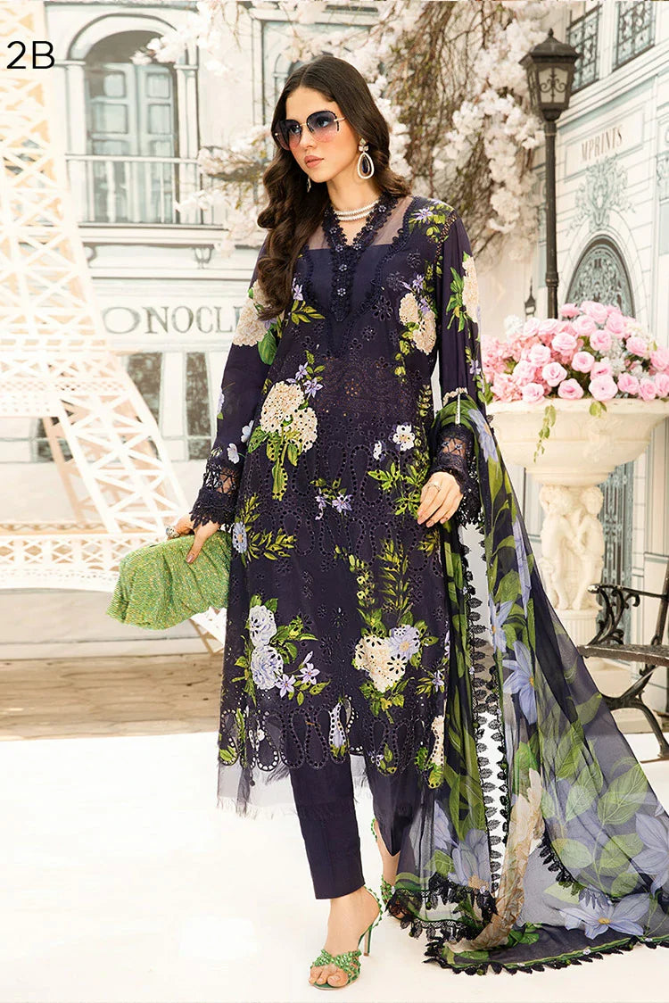 Picture of Maria B - M Prints Eid Edit Vol 2 - MPT-02B - Unstitched - Available at Raja Sahib