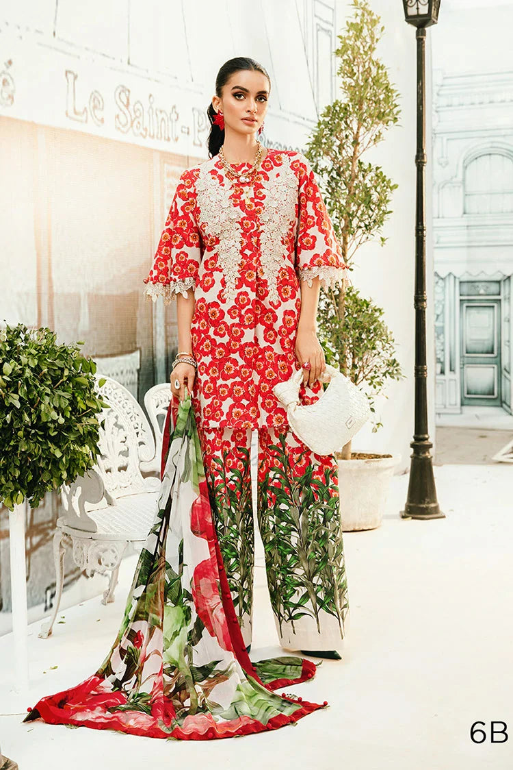 Picture of Maria B - M Prints Eid Edit Vol 2 - MPT-06B - Unstitched - Available at Raja Sahib