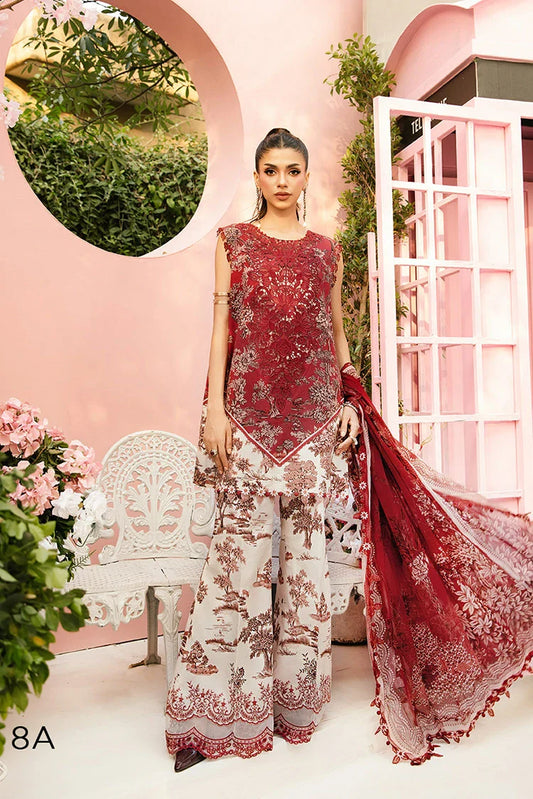 Picture of Maria B - M Prints Eid Edit Vol 2 - MPT-08A - Unstitched - Available at Raja Sahib