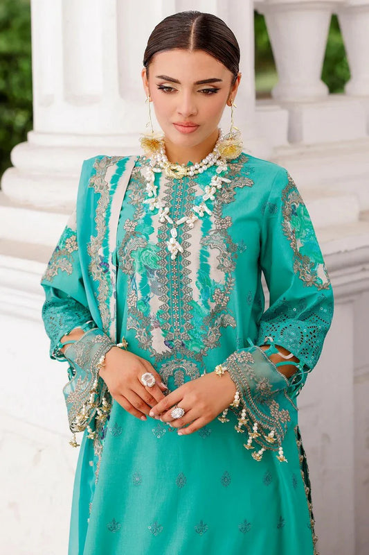 Picture of Charizma - Tabeer Premium Schiffli Lawn Collection Vol 2 - CT5-15 - Unstitched - Available at Raja Sahib