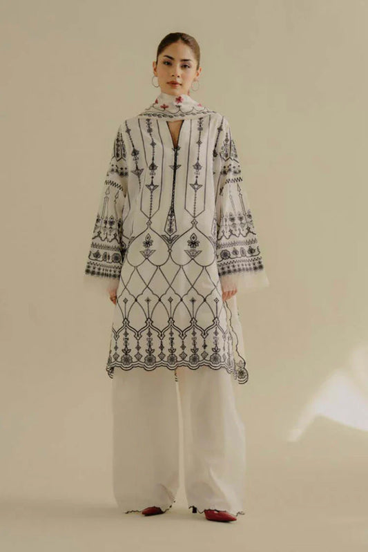 Picture of Zara Shahjahan - Coco Lawn Collection Drop 2 - IRIS-2B - Unstitched - Available at Raja Sahib