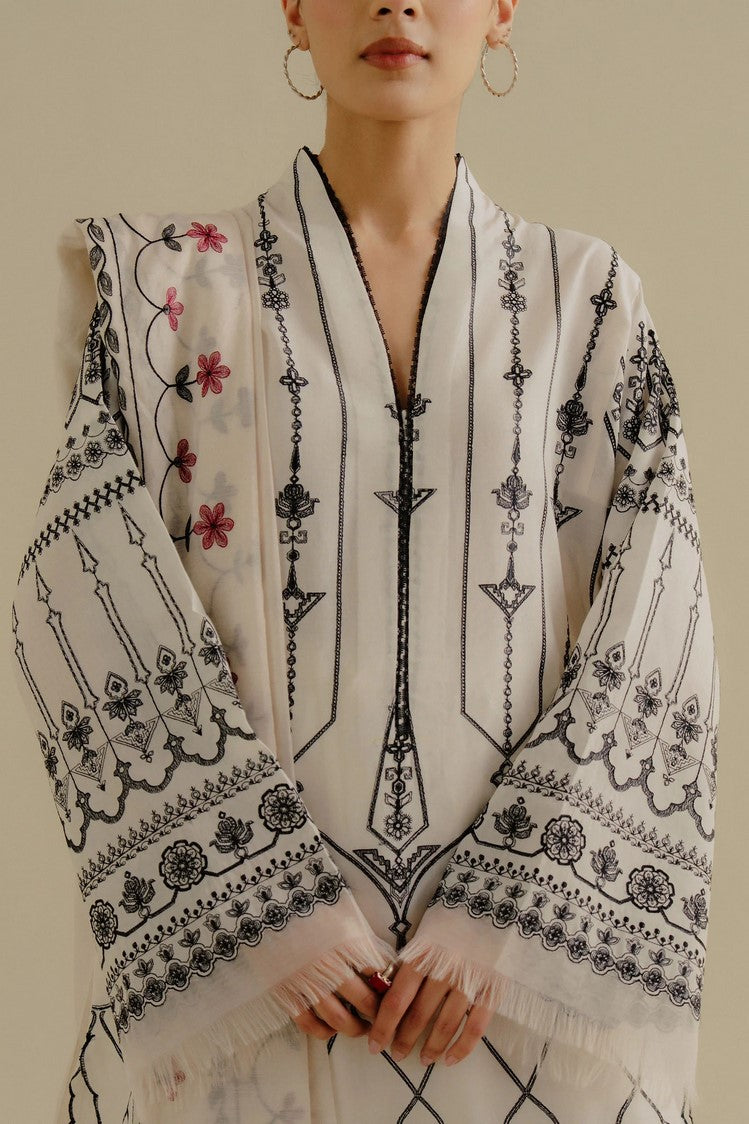Picture of Zara Shahjahan - Coco Lawn Collection Drop 2 - IRIS-2B - Unstitched - Available at Raja Sahib