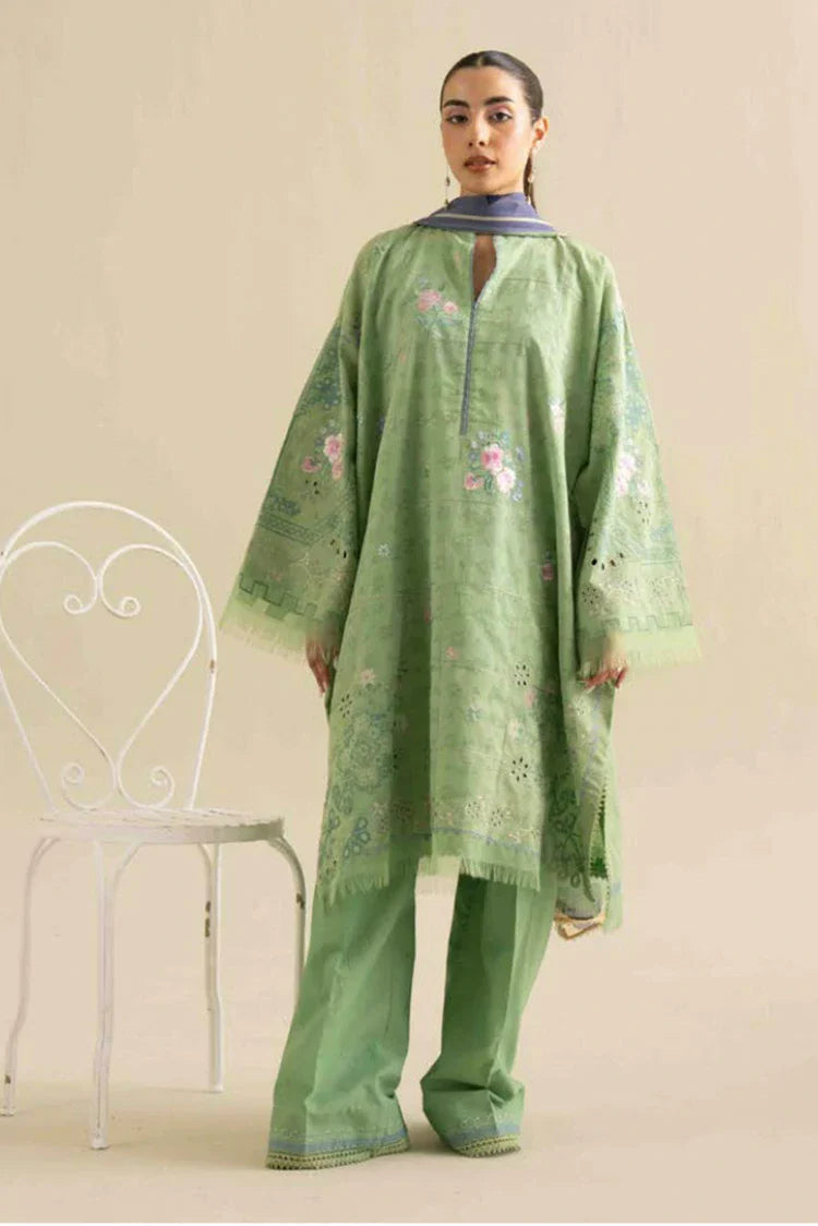 Picture of Zara Shahjahan - Coco Lawn Collection Drop 2 - SUFA-5A - Unstitched - Available at Raja Sahib