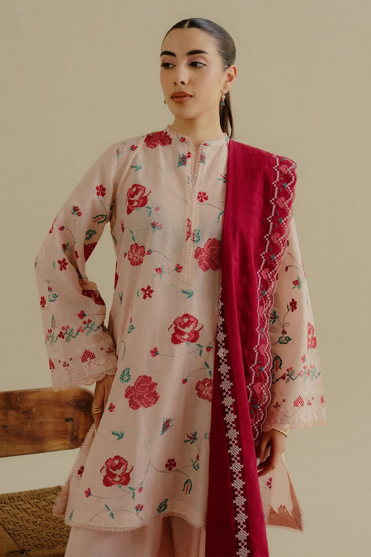 Picture of Zara Shahjahan - Coco Lawn Collection Drop 2 - ZUFRA-6A - Unstitched - Available at Raja Sahib