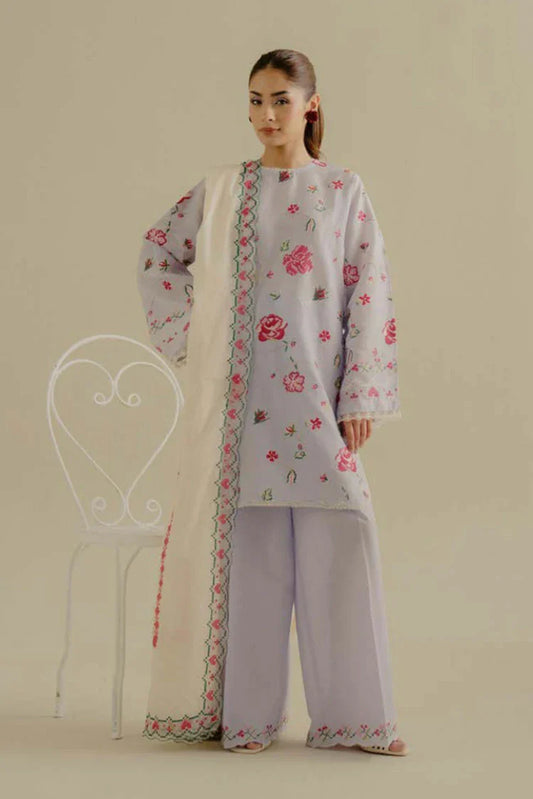 Picture of Zara Shahjahan - Coco Lawn Collection Drop 2 - ZUFRA-6B - Unstitched - Available at Raja Sahib