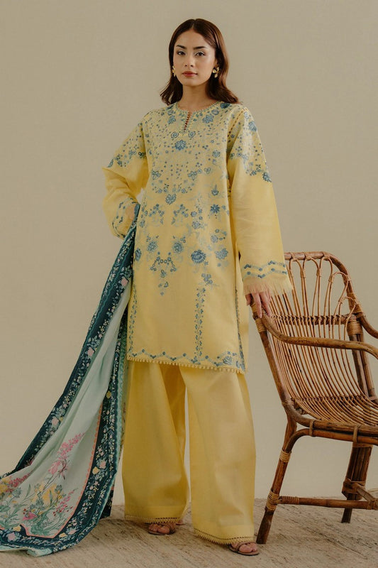 Picture of Zara Shahjahan - Coco Lawn Collection Drop 2 - VELIN-7B - Unstitched - Available at Raja Sahib