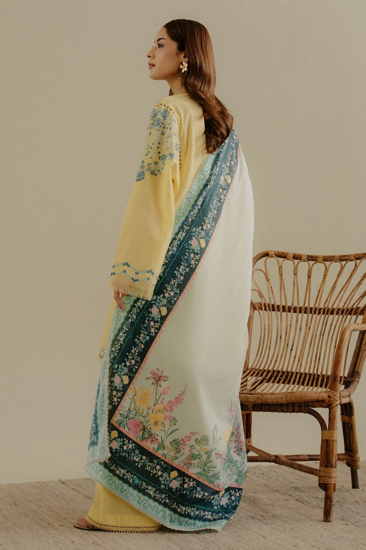 Picture of Zara Shahjahan - Coco Lawn Collection Drop 2 - VELIN-7B - Unstitched - Available at Raja Sahib