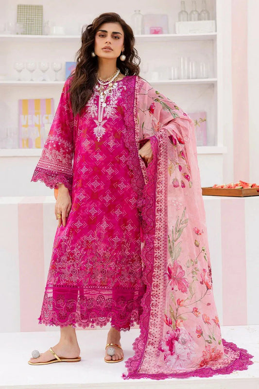 Picture of Nureh - Gardenia Embroidered Chikankari Lawn Collection Vol 4 - NSG-189 - Unstitched - Available at Raja Sahib