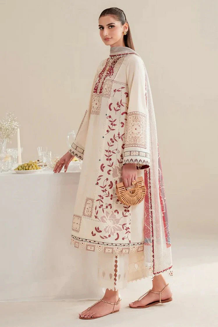 Picture of Jazmin - Iris Luxury Lawn Eid Collection - Design 02 - Unstitched - Available at Raja Sahib