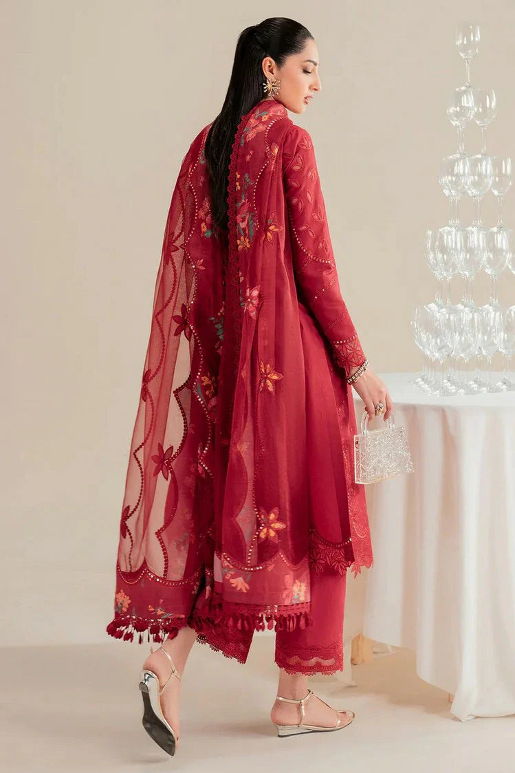 Picture of Jazmin - Iris Luxury Lawn Eid Collection - Design 03 - Unstitched - Available at Raja Sahib
