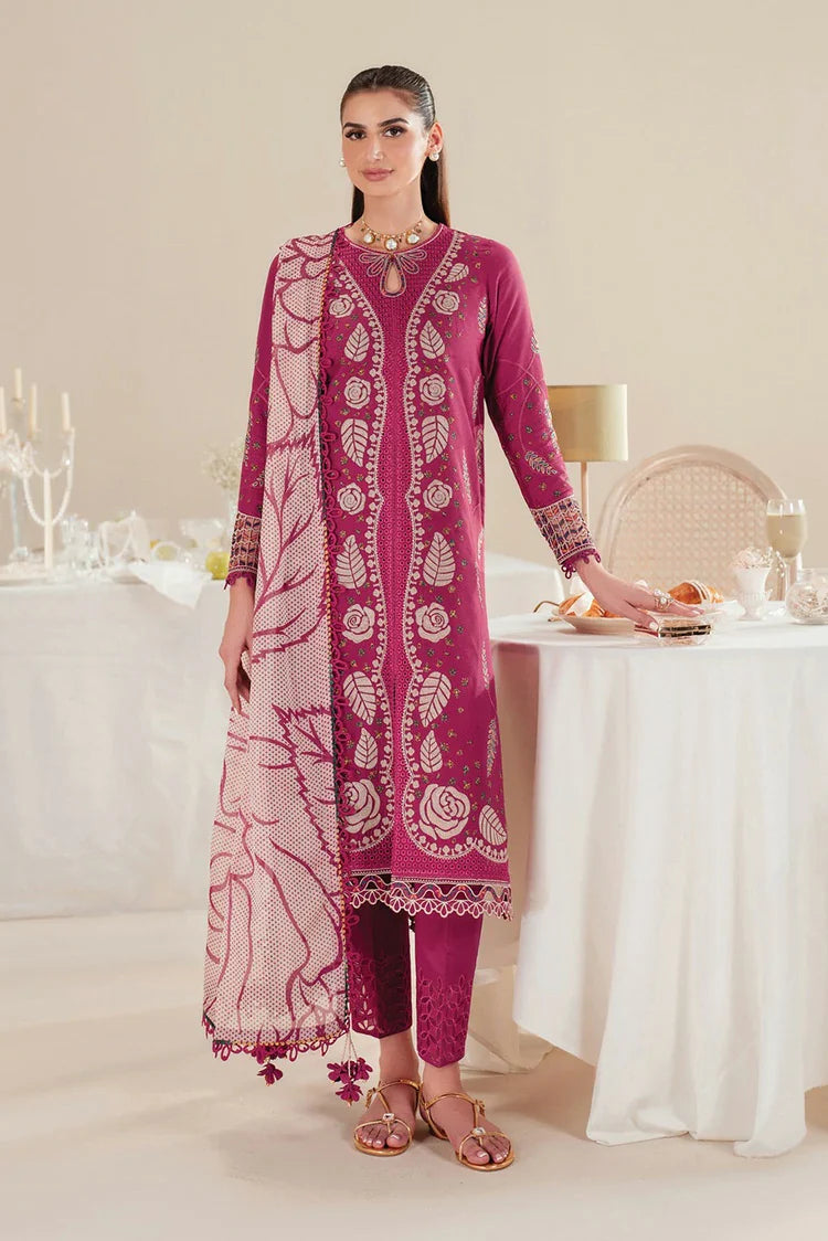 Picture of Jazmin - Iris Luxury Lawn Eid Collection - Design 05 - Unstitched - Available at Raja Sahib