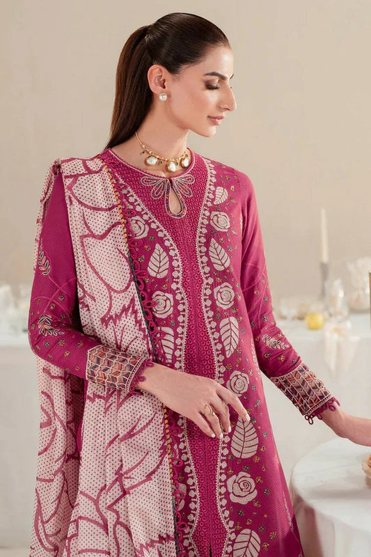 Picture of Jazmin - Iris Luxury Lawn Eid Collection - Design 05 - Unstitched - Available at Raja Sahib